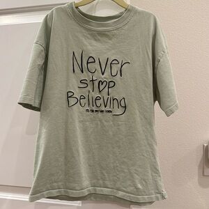 Zara green tshirt size 9-10